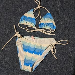 Victoria Secret Ocean Blue Bikini Set, Small